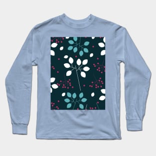 Lives and berries pattern Long Sleeve T-Shirt